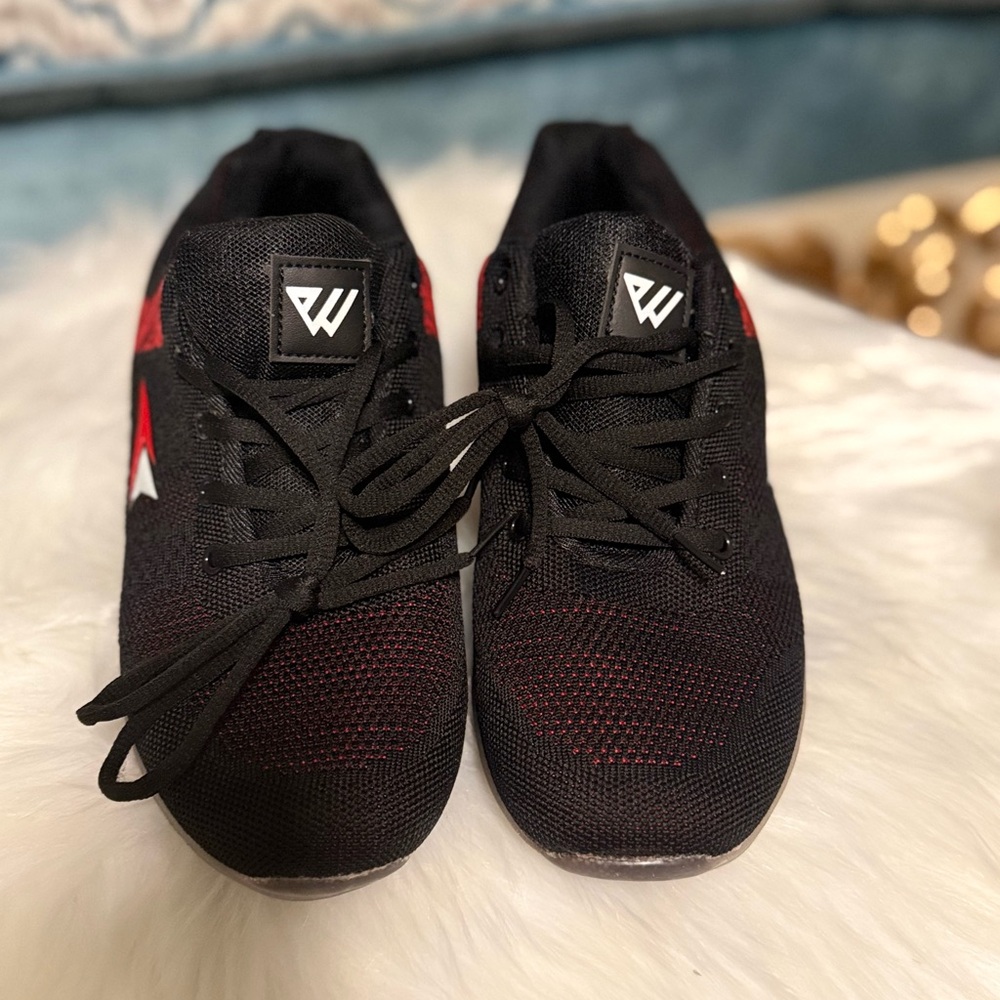 Black and Red Sneakers